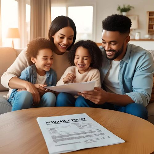 Family protected by insurance